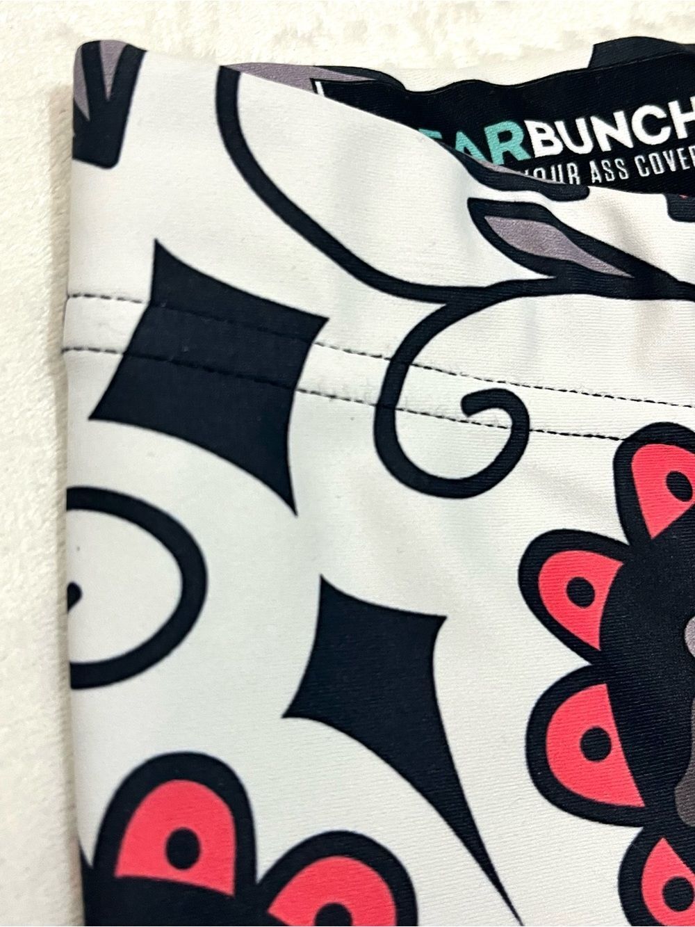 GearBunch Pink White Black Sugar Skull Day of the Dead Women’s Leggings Small - Picture 11 of 16